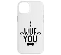 I Wuf You Dog Lover Cute Dog Paw Print Dog Mom Dad Dogs Mum Coque pour iPhone 14 Plus