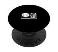 I Yell Because I Care PopSockets PopGrip Adhésif