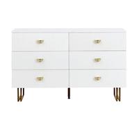 I0I&I0I Buffet polyvalent pour salle à manger, salon ou couloir, armoire décorative avec portes et tiroirs pour un rangement ordonné et pratique (120 x 40 x 75 cm)