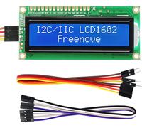 I2C IIC LCD 1602 Module, New Type TWI Serial 16x2 Display, Compatible with Arduino Raspberry Pi Pico ESP32 ESP8266