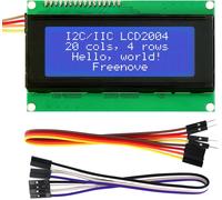 I2C IIC LCD 2004 Module, TWI Serial 20x4 Display, Compatible with Arduino Raspberry Pi Pico ESP32 ESP8266.[V305]