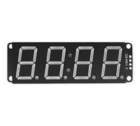 I2C Module d'affichage LED à 4 chiffres 7 segments de 0,86 pouces, prend en charge les décimales et l'horloge, I2C, tube numérique, compatible avec Arduino ESP32 Raspberry Pi, compatible avec HT16K33
