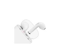 i7s bluetooth ecouteur sans fil, ecouteurs binaural call, mini ecouteur dual, micro integre resistant a la sueur avec boite de charge, eu blanc