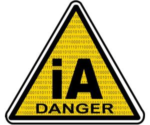 iA danger (5x5cm) - Autocollant/Sticker