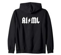 IA drôle Intelligence Artificielle ML Apprentissage Automatique AI/ML Sweat à Capuche