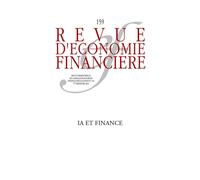 IA et finance - Marie Brière - Ass.economie Financiere - broché - Revue