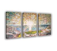 IADNG Impression sur toile Motif marque de soleil 60 x 90 cm