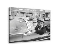 IADNG Poster Marilyn Monroe sur toile - Impression murale - 40 x 60 cm