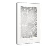 IADNG Poster sur toile Kuala Lumpur City Street de Malaisie, décoration de chambre à coucher, cadeau 30 x 45 cm