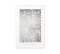 IADNG Poster sur toile Kuala Lumpur City Street de Malaisie - Décoration de chambre à coucher - Cadeau décoratif - 40 x 60 cm