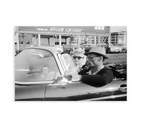 IADNG Poster sur toile Marilyn Monroe - Décoration de chambre à coucher - 30 x 45 cm