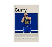 IADNG Poster sur toile Stephen Curry, Golden State Warriors, fan de la NBA, décoration de chambre à coucher, cadeau 50 x 75 cm