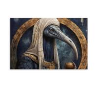 IADNG Poster sur toile Thoth Dieu égyptien 40 x 60 cm