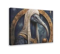IADNG Poster sur toile Thoth Dieu égyptien 50 x 75 cm