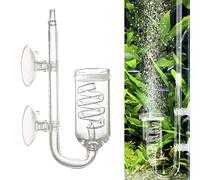 IAFVKAI CO2 Diffuseur Gazon Aquarium Verre Spirale CO2 Atomiseur Diffuseur Bulle Compteur Vérifier avec Ventouse pour Aquarium Planté Fish Tank Accessoires