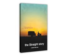IAGHRT Poster minimaliste du film The Straight Story - Décoration pour chambre à coucher, bureau, chambre, cadeau (50 x 75 cm)