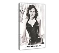 IAGHRT Poster sur toile Ava Gardner - Décoration pour chambre à coucher, bureau, chambre - Cadeau - 20 x 30 cm