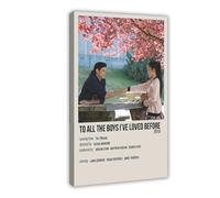 IAGHRT Poster sur toile Movie To All The Boys I've Loved Before - Décoration pour chambre à coucher, bureau, chambre - 60 x 90 cm