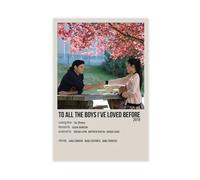 IAGHRT Poster sur toile Movie To All The Boys I've Loved Before - Décoration pour chambre à coucher, bureau, chambre - 60 x 90 cm