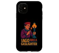 Iago Gaslighter Shakespeare Othello Villain Meme Vieilli Coque pour iPhone 11