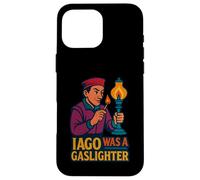 Iago Gaslighter Shakespeare Othello Villain Meme Vieilli Coque pour iPhone 16 Pro Max