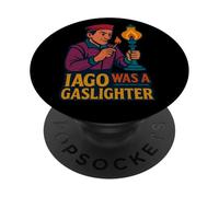 Iago Gaslighter Shakespeare Othello Villain Meme Vieilli PopSockets PopGrip Adhésif