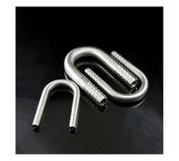 IAGWNNWY Raccord coudé en U en Acier Inoxydable 304 avec Embout cannelé - 6-25 mm for Eau, gaz, Huile et Aquariums - 1 pièce(12mm)