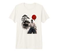 Iaido Débutant Encre Japonaise Art Calligraphie T-Shirt Haut de Gamme