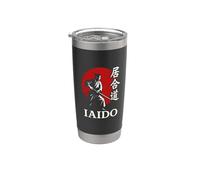 Iaido Épée d'arts martiaux japonais Pratique Zen Bushido Gobelet isotherme en acier inoxydable double paroi