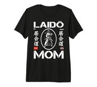Iaido Mom: Fierce combattante et mère Forte! T-Shirt Haut de Gamme