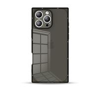 IAIYOXI Coque carrée compatible avec iPhone 16, 6,1", protection complète de l'appareil photo et coussins renforcés en TPU, coque fine en silicone transparent antichoc pour femmes et filles, iPhone