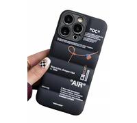 IAIYOXI Coque matelassée pour iPhone 15, 14, 13, 12, Mini, 11, X, XS, Max, XR, 7, 8, Plus, motif de marque de chaussures de sport « Hot Off », inscription « Sneakers » blanche ou noire - Noir