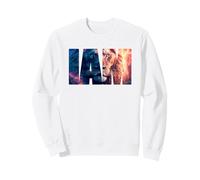 IAM Lion of Judah - Holy Name of God Christian Faith Graphic Sweatshirt