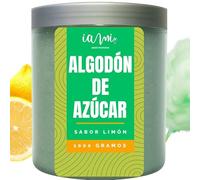 IAMI Sucre pour nuages de coton - Idéal pour machines à barbe à papa - Goût intense et doux pour fêtes, foires et événements pour enfants (citron)