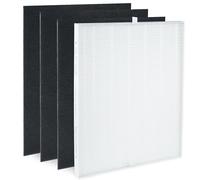 iAmoy 115115 Filtre HEPA de rechange compatible avec purificateur d'air Winix PlasmaWave 5300-2, C535, 6300-2, 5300,5500, 6300, P300, 9000-1 H13 True HEPA et 3 pré-filtres à charbon