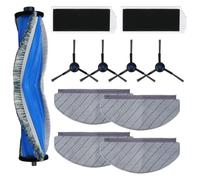 iAmoy N20 PRO Plus Kit d'accessoires pour robot aspirateur ECOVACS DEEBOT N20 PRO Plus, 1 brosse principale, 4 lingettes, 2 filtres HEPA, 4 brosses latérales