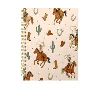 iampanda Carnet de notes à spirales, reliure solide à double spirale avec papier de qualité supérieure pour femme, 60 feuilles A5, carnet ligné pour l'université, parfait pour l'école, le bureau, la