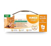 IAMS Advanced Nutrition Chat Adulte Assortiment Sachets Humides Terre&Mer "Land&Sea Collection", en gelée - 48 sachets x 85g