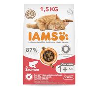 IAMS Advanced Nutrition Croquettes Premium Chats Adultes au saumon 1,5 kg