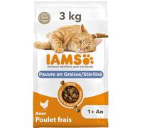 IAMS For Vitality Adult Sterilised Chicken Croquettes au poulet pour chats stérilisés 3 kg