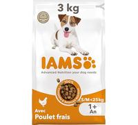 Iams Nourriture Adult Pro Active Small/Medium Riche En Poulet 3 Kg
