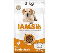 Iams Aliment au Poulet pour Chiot Grande 3 kg