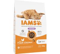 IAMS Cat Adult All Breeds Hairball Control Chicken 10 kg