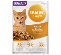 IAMS CAT Junior poulet en sauce (85 g)