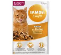 IAMS CAT Senior au poulet en sauce (85 g)