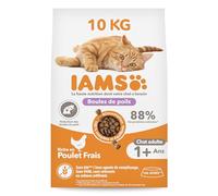 IAMS Croquette au Poulet pour Boule Poils 10 kg