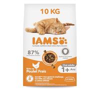10kg IAMS for Vitality Adult poulet - Croquettes pour chat