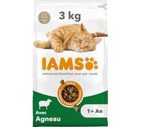 IAMS Croquettes Chat Adulte Agneau 3 kg