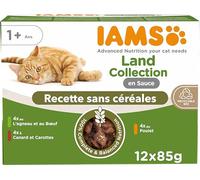 IAMS Delights Land Collection Chat Adulte Sans Céréales 12x85g