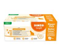 IAMS Delights Land & Sea Collection Nourriture humide pour chats - Multipack avec des variétés de viande et de poisson en sauce, nourriture humide pour chats à partir de 1 an, 72 x 85 g